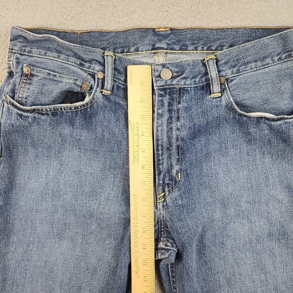 Polo Ralph Lauren Jeans 34x30 Blue Y2K Relaxed 867 Baggy Straight Classic Denim - Picture 6 of 9